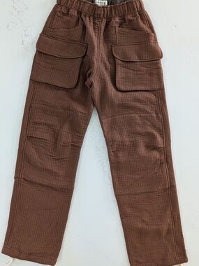 Paratodo Tundra Trousers S NWT Brown Quilted Cotton Cargo Pants Gorpcore USA